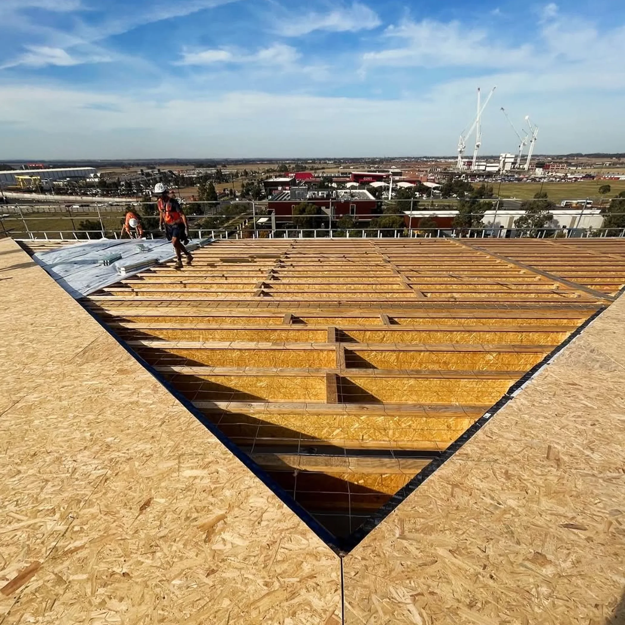 roof work in progress