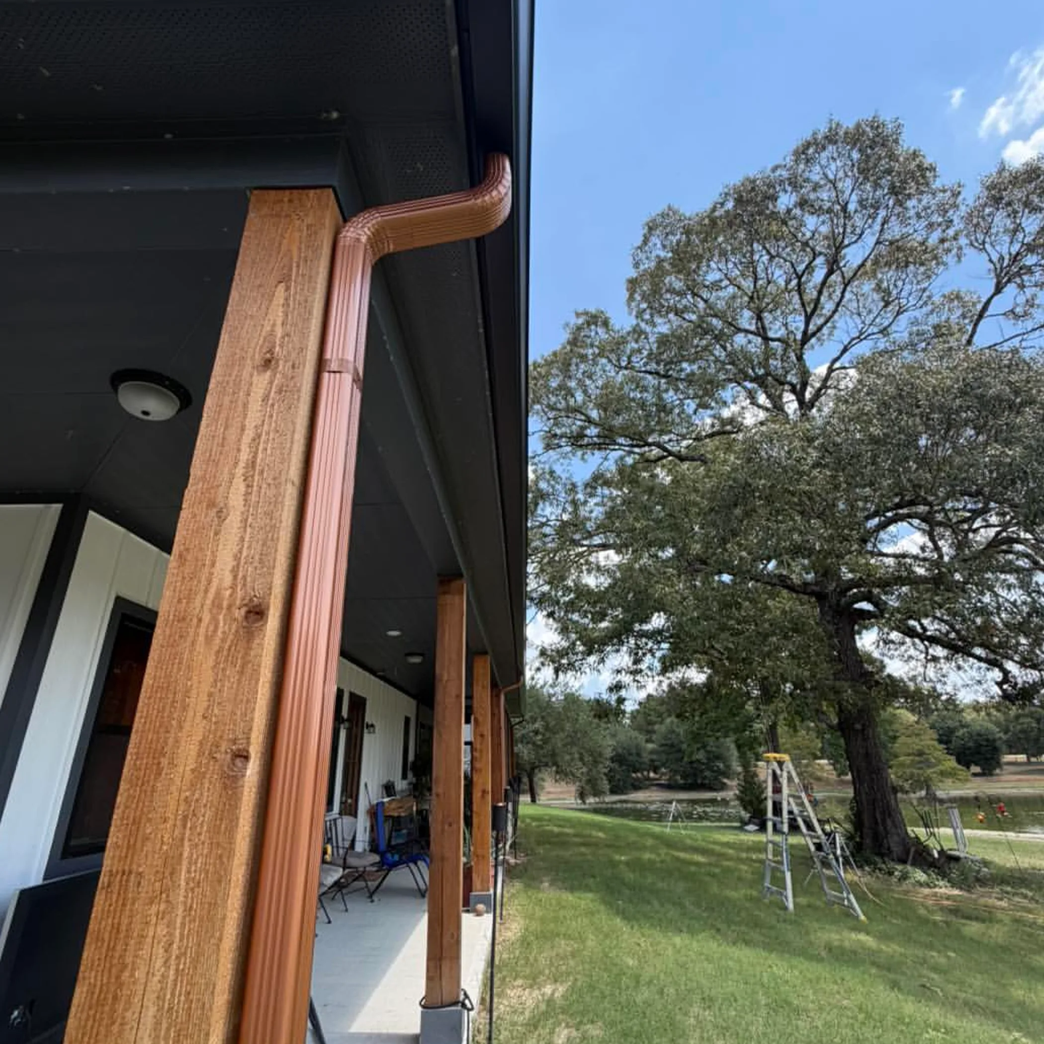 clean residential gutter system