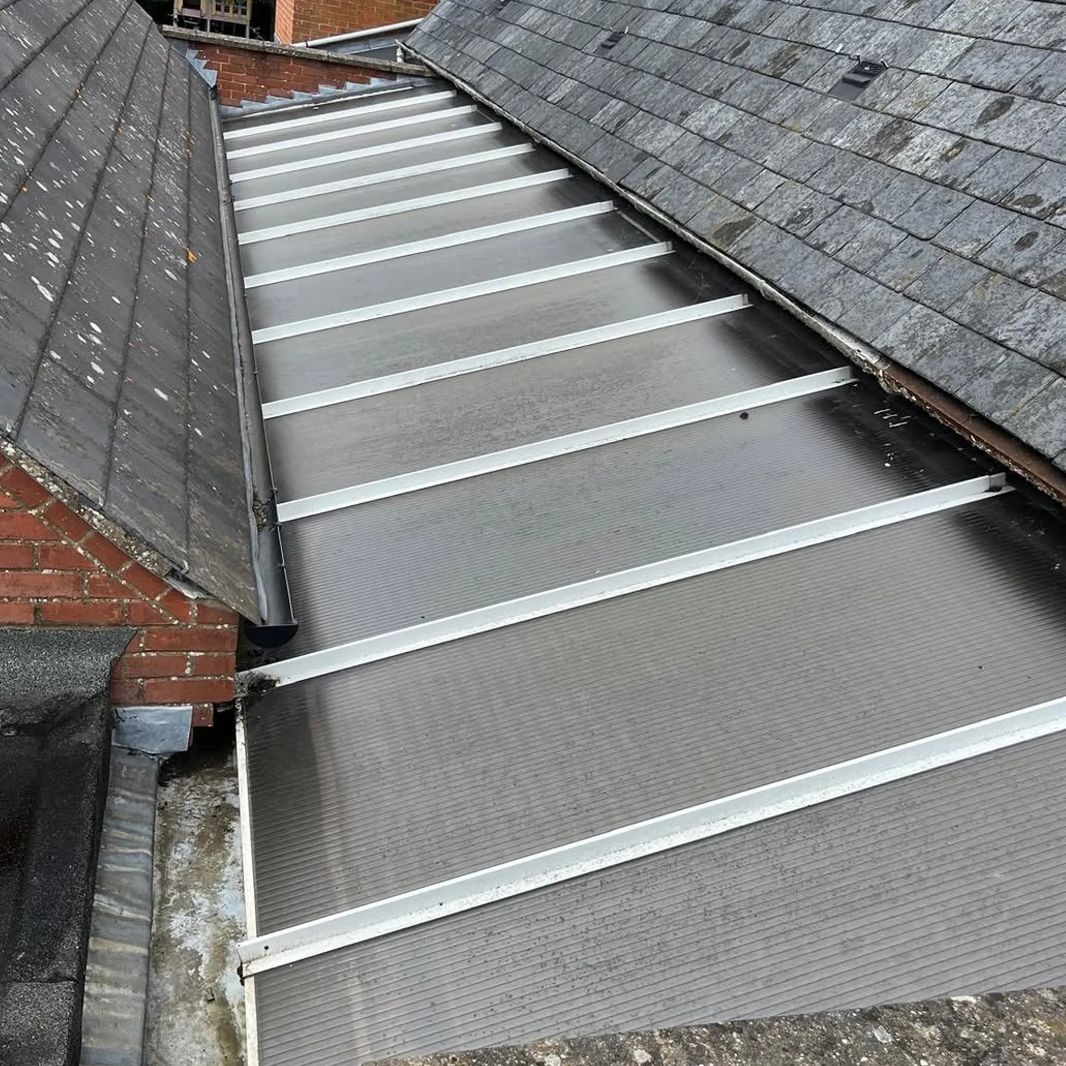 roofing and gutter safety work