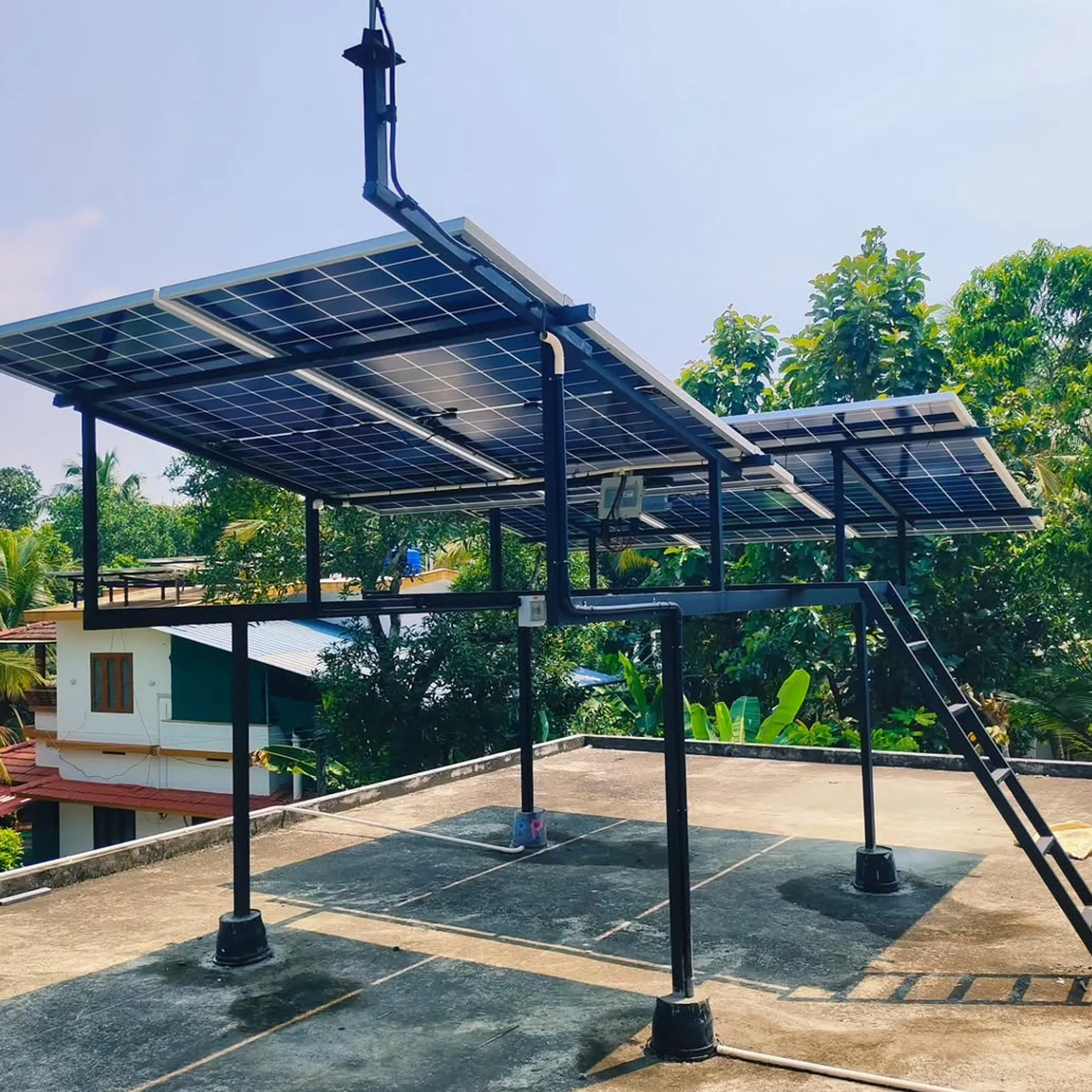 rooftop solar panel system